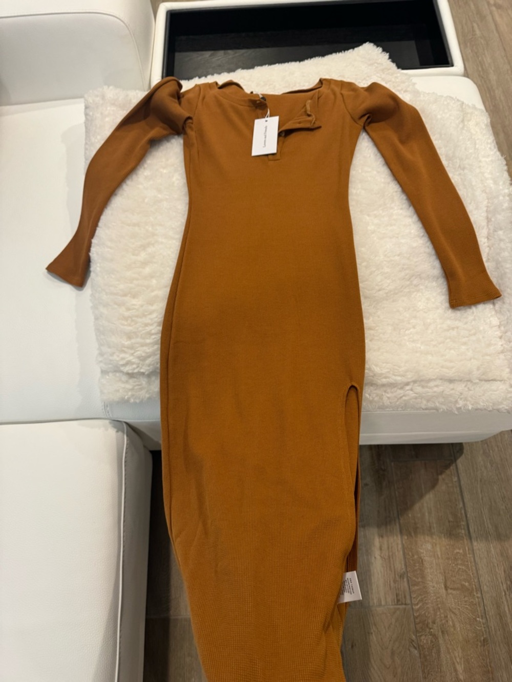Lovers + Friends Corrine Midi Dress- Ginger Brown